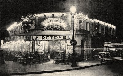Rotundaen, Boulevard du Montparnasse, ca. 1925. av Unbekannt