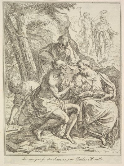 Vitenskapsprisen, 1640-1713. av Unbekannt