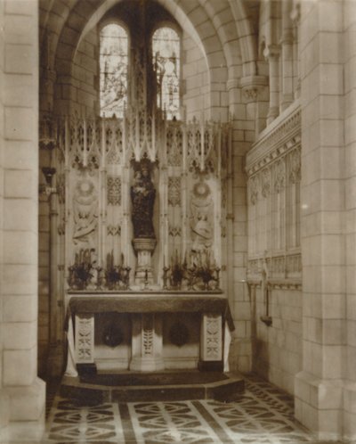 Lady Chapel, Buckfast Abbey, sent på 1800- og begynnelsen av 1900-tallet av Unbekannt