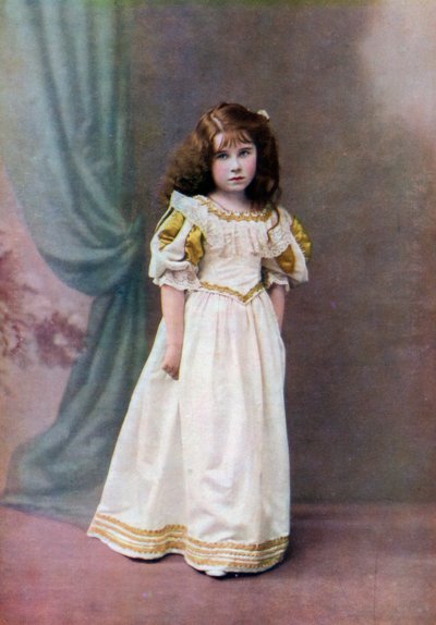 Lady Elizabeth Bowes-Lyon, seks år gammel, 1906–1907 1923 av Unbekannt