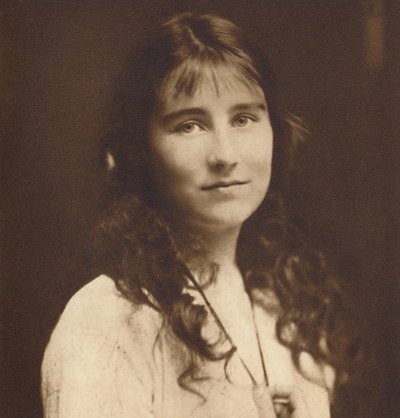 Lady Elizabeth Bowes-Lyon som ung jente, c1917, 1937 av Unbekannt