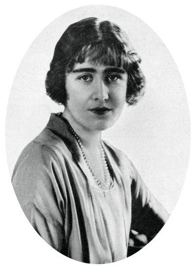 Lady Elizabeth Bowes-Lyon i 1923, 1937 av Unbekannt