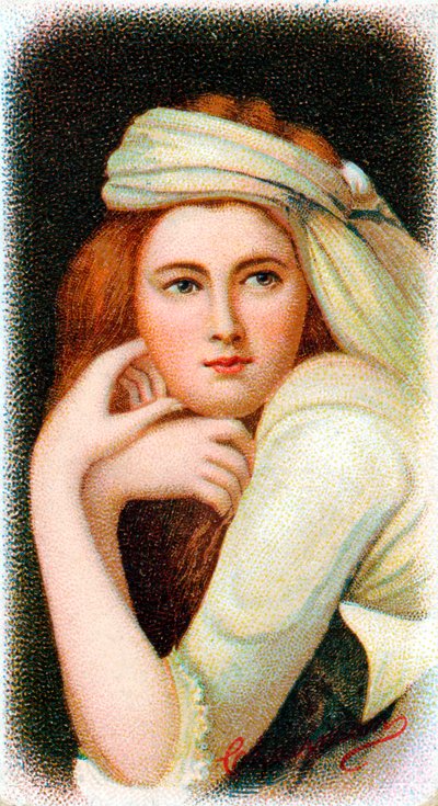Lady Emma Hamilton c1765-1851, elskerinne til Horatio Nelson av Unbekannt