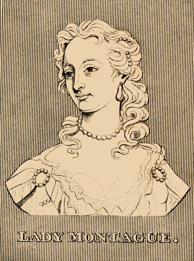 Lady Montague, 1689-1762, 1830. av Unbekannt