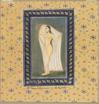 Lady after a Bath, 1700-tallet. av Unbekannt