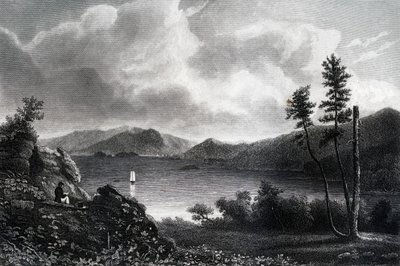 Lake George, New York, 1855 av Unbekannt