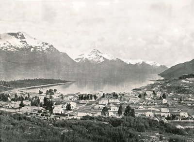 Lake Wakatipu og fjellene, Queenstown, New Zealand, 1895. av Unbekannt
