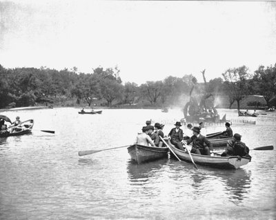 Lake i Wade Park, Cleveland, Ohio, USA, c1900. av Unbekannt