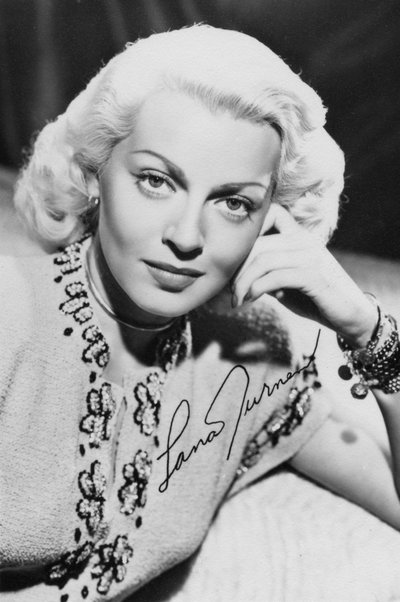 Lana Turner 1921-1995, amerikansk skuespillerinne, ca 1940-tallet av Unbekannt