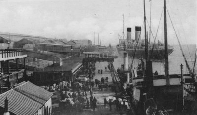 Landing Stage, Liverpool Docks av Unbekannt