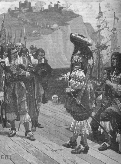 Landing av kong Charles II ved Dover, 1660 1905. av Unbekannt