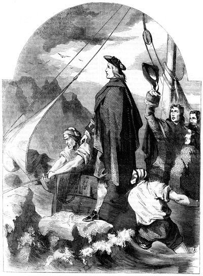 Landung des Chevalier de St. George in Schottland von Unbekannt