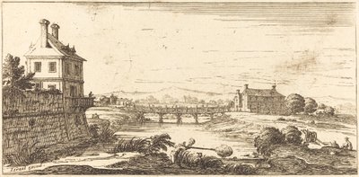 Landskap, 1635 eller senere. av Unbekannt