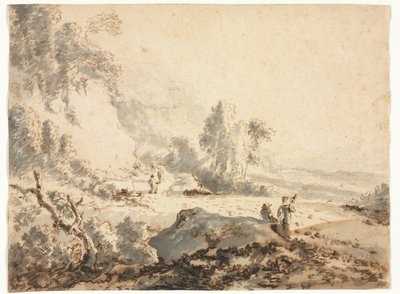 Landskap, 1700-tallet. av Unbekannt