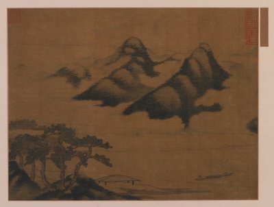 Landskap, Ming-dynastiet, 1319-1644. av Unbekannt