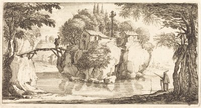 Landskap, i eller etter 1635. av Unbekannt