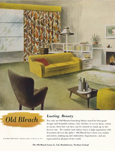 Lasting Beauty - Old Bleach Linen Co.-annonse, c1945 av Unbekannt