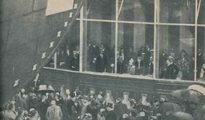 Lansering av gigantisk ny britisk rutebåt RMS Queen Mary, 26. september 1934, 1936 av Unbekannt