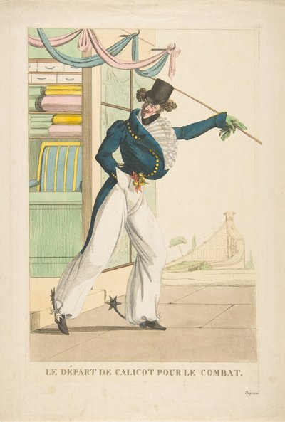 Calicos avgang for kamp, ​​1817-18. av Unbekannt