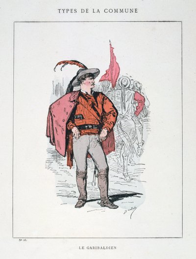 The Garibaldian, Paris Commune, 1871. av Unbekannt