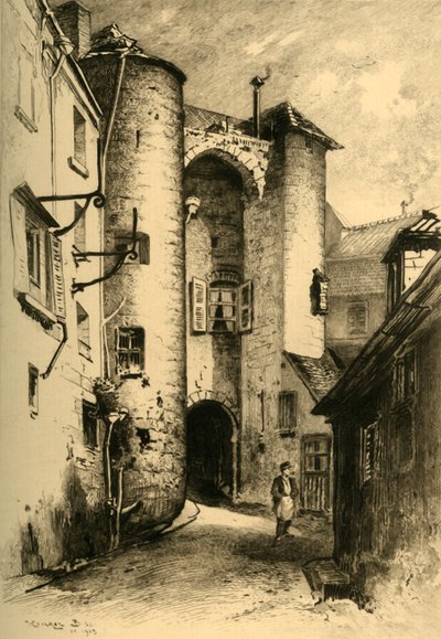 Passasjen fra Chénizelles til Laon Aisne, 1903. av Unbekannt