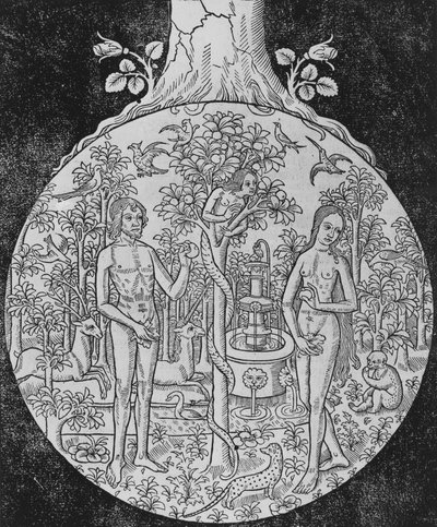 Det første bindet av den historiske og nytrykte franske bibelen, ca. 1501. av Unbekannt