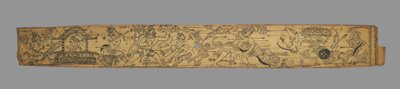 Blad fra en romanse fra Chandrabhanu og Lavanyavati fra Upendra Bhanja..., sent på 1700-tallet. av Unbekannt