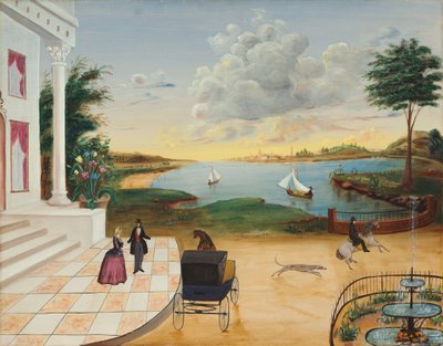 Forlater herregården, ca. 18501855. av Unbekannt