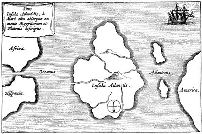 Den legendariske øya Atlantis av Unbekannt