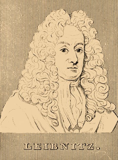 Leibnitz, 1646-1716, 1830. av Unbekannt