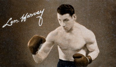 Len Harvey, lett tungvektsboksemester i Storbritannia, 1935 av Unbekannt
