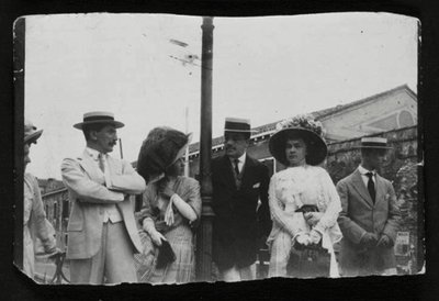 Leon Bakst, russisk kunstner og designer og ballettimpresario Serge Diaghilev, c1910 av Unbekannt