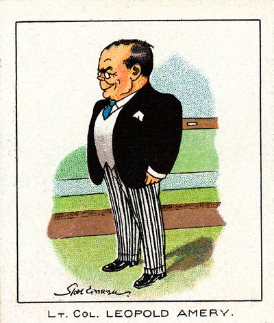 Leopold Charles Maurice Stennett Amery 1873-1955, engelsk konservativ politiker, 1929 av Unbekannt