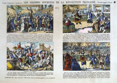 Den franske revolusjonens store dager, revolusjonen i 1789, Frankrike av Unbekannt