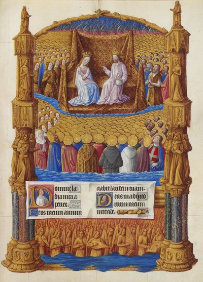 Les Très Riches Heures du Duc de Berry, Folio 126r - Paradise av Unbekannt