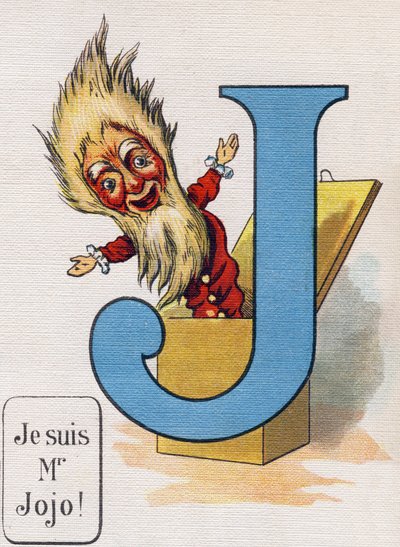 Bokstav J: Jeg er Mr. Jojo. Gravering i "ABC L