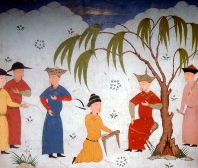Li-ta-chih og Maksun, presenterer historiebøker til Uljaytu, fra 1300- til 1400-tallet av Unbekannt