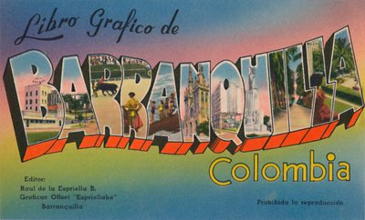 Graphic Book of Barranquilla Colombia, c1940-tallet av Unbekannt