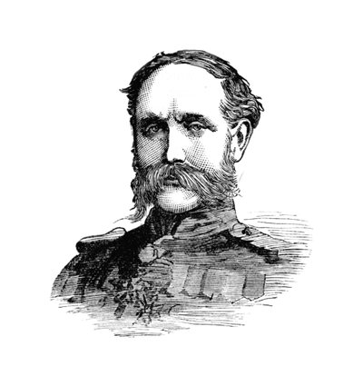 Generalløytnant Willis, kommanderende første divisjon, c1882 av Unbekannt
