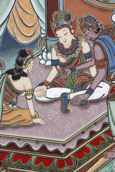 Life of Buddha Da gutten nådde en alder av 16 år, arrangerte faren hans ekteskap med Ya, Seoul, Coree du Sud av Unbekannt