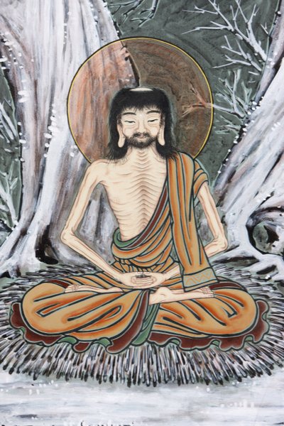 Life of Buddha Den unge asketen praktiserte ekstrem selvdød i seks år i håp om å oppdage Truth, Seoul, Coree du Sud av Unbekannt