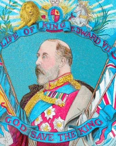 Livet til kong Edward VII: God Save the King, c1902 av Unbekannt
