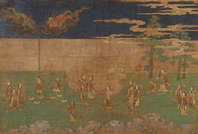 Life of the Buddha: The Birth of the Buddha, tidlig på 1400-tallet. av Unbekannt