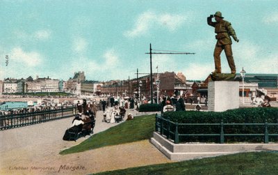 Lifeboat Memorial, Margate, Kent c1905 av Unbekannt