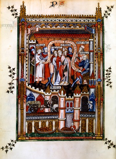 Lisbius utroper seg selv til Kristi disippel, 1317 av Unbekannt