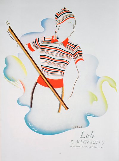 Lisle av Allen Solly, moteannonse, 1937 av Unbekannt