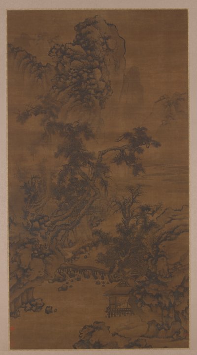 Lytte til Pines in a Riverside Pavilion, 1500-tallet. av Unbekannt