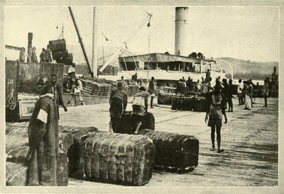 Laster en last av bomull, c1948. av Unbekannt