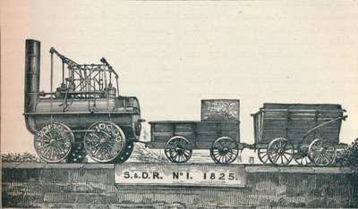 Locomotion nr. 1, bygget for Stockton & Darlington Railway, 1825 1906 av Unbekannt