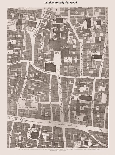 London Actually Surveyed, 1886 av Unbekannt